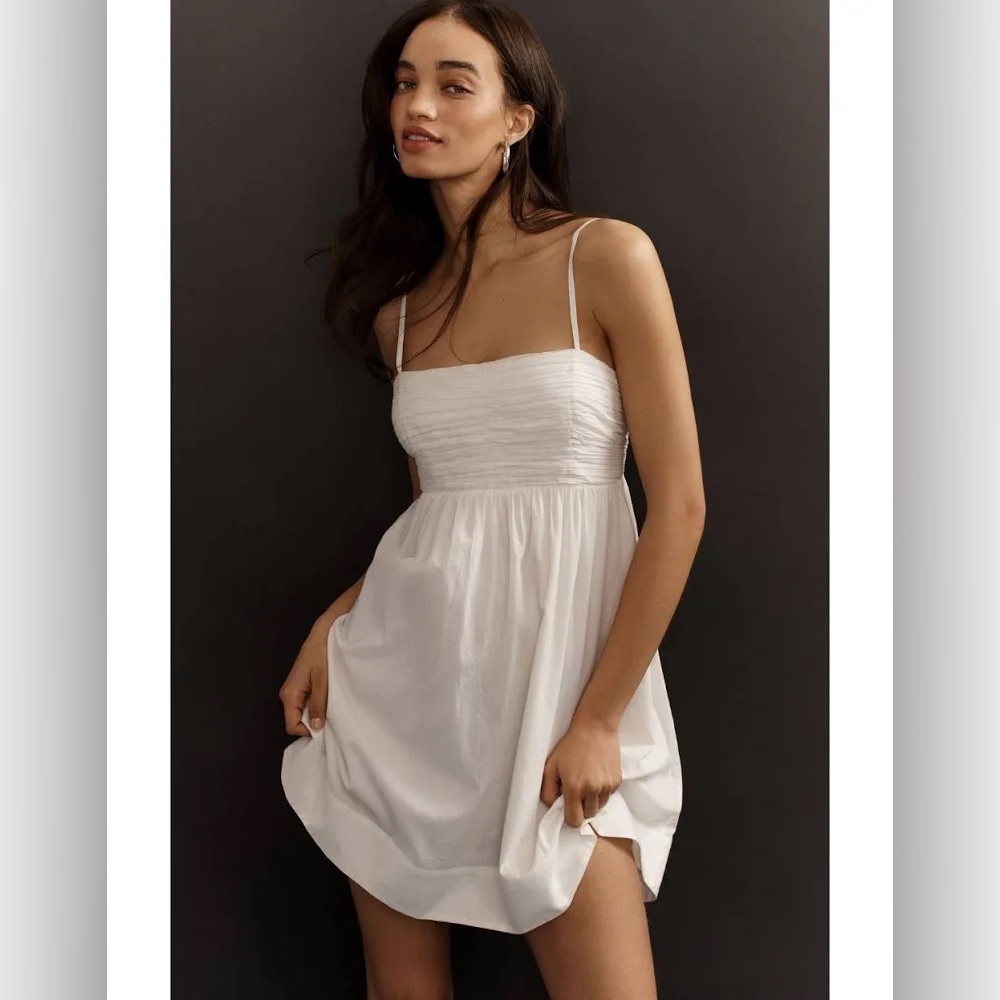 Anthropologie Forever That Girl Mini babydoll cotton dress XS